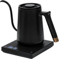 TIMEMORE Elektrischer Schwanenhals-Wasserkocher 600ML, Präzisionstemperaturregelung für Kaffee & Tee, Home Edition Schwarz