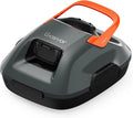 Akkubetriebener Poolreiniger, Leichter Bodensauger mit 90 Min Laufzeit für bis zu 80 m² Flachbodenpools