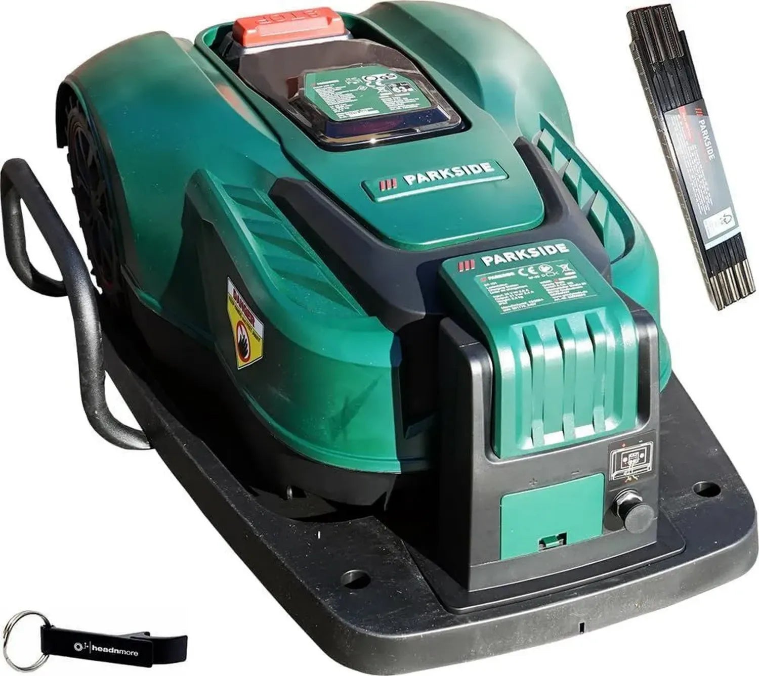 Parkside 20V Mähroboter Smart PAMRS 1000 Set mit Zubehör
