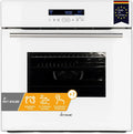 KKT Kolbe Einbau-Backofen 60 cm, 70L, 3,2 kW, Teleskopauszüge, Umluft, Grill, Heißluft, Automatik-Timer, Wärmeschutzglas, autark, Weiß